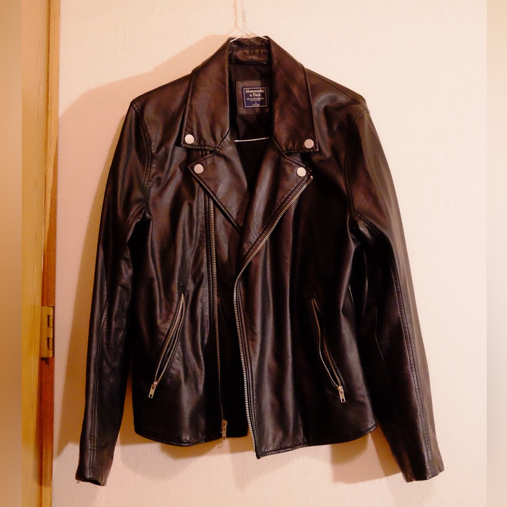 Vegan Leather Biker Jacket